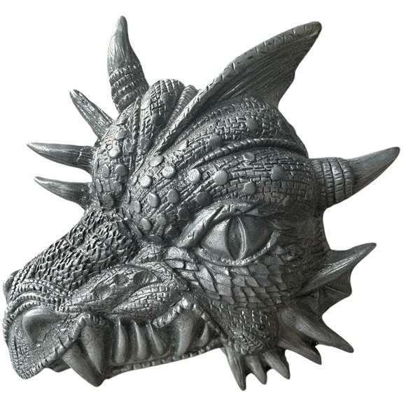 MEDIEVAL DRAGON CUT OUT BELT BUCKLE! VINTAGE! RARE! GAP! 1996! BEAST SCARY - Picture 2 of 6